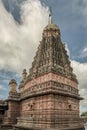 Entrance of Grishneshwar temple-Stone wall and stapes Verul Ellora Royalty Free Stock Photo