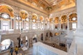 Entrance hall ceiling in the Library of Congress Royalty Free Stock Photo