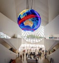 Entrance Hall at Museum of Tomorrow or Museu do Amanha interior - Rio de Janeiro, Brazil