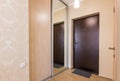 Entrance hallway, entrance door and built-in wardrobes