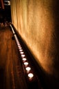 Entrance hallway floor with lights