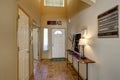 Entrance hallway with high ceiling