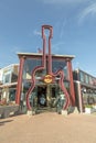 Entrance of hard rock cafe at fisherman`s wharf in San Francisco