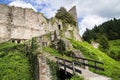 Entrance from historic castle ruin Schauenburg