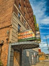 The entrance for the historic Hotel Lorraine in Toledo Oh Royalty Free Stock Photo