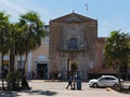 Entrance of the house of montejo, museum, from 1549, founder of