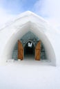 Entrance Igloo. Royalty Free Stock Photo