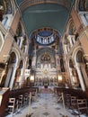 Entrance interior of Metropolitan National Church in Athens