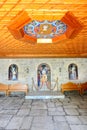 The entrance interior in Varlaam monastery