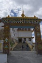 Entrance of Key Monastery in Spiti Valley,Himachal Pradesh,India