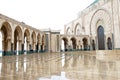 Entrance King Hassan II Mosque, Casablanca Royalty Free Stock Photo