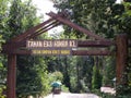 Entrance of KL Forest Eco Park. Former Hutan Simpan Bukit Nanas Kuala Lumpur MALAYSIA