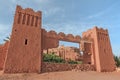 Entrance of ksar Ait Benhaddou, Ouarzazate. Morocco.
