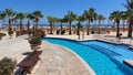 Entrance of Lazy River pool of the Steigenberger Al Dau Beach Hotel in Hurghada, Egypt