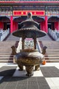 Entrance of Leng Noei Yi 2 temple Royalty Free Stock Photo