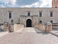 Entrance with lions of castle