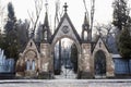 Entrance at the Lychakiv cemetery in Lvov