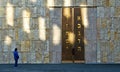 entrance of main synagogue Ohel Jakob in Munich Royalty Free Stock Photo