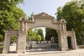 Entrance at Maksimir garden in Zagreb Croatian capital