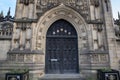 Entrance Manchester Cathedral At Manchester At England 2019