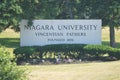 Niagara University Vincentian Fathers sign