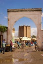 Entrance. Market square. Skoura. Morocco.