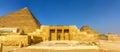 The entrance of the mastaba of Seshemnufer IV in Giza Royalty Free Stock Photo