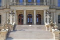 Entrance of Michigan state capital building Royalty Free Stock Photo