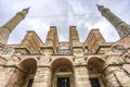 Entrance Hagia Sophia Mosque Dome Minarets Istanbul Turkey