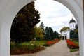 Entrance in monastery Zamfira