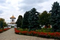 Entrance in Monastery Zamfira