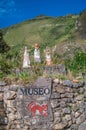 Entrance of the mummy museum in Leymebamba, Peru Royalty Free Stock Photo