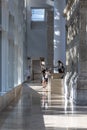 Entrance of Museum of the Ara Pacis Italian: Museo dell`Ara Pacis, it houses the Ara Pacis of Augustus