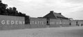 Entrance museum of Sachsenhausen nazi camp Royalty Free Stock Photo