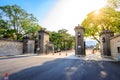 Entrance of National Folk Museum of Korea on Jun 19, 2017 locate Royalty Free Stock Photo