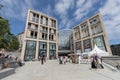 The entrance of the new centre mall St James Quarter Shopping Centre in Edinburgh, Scotland