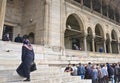 Entrance in New Mosque (Yeni Camii), IstanbulE Royalty Free Stock Photo