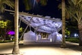 Entrance To The St Pete Pier At Night