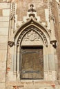 Entrance of old castle Royalty Free Stock Photo