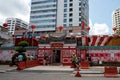 Entrance of the Old Chinese Temple Of Johor Bahru, Malaysia