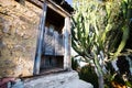 Entrance of an old house in the village