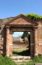 Entrance of an old roman house