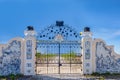 Entrance of olive farm in Marateca in the Algarve Region in Portugal