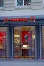 Entrance of Omega store in Zurich on the main and most expensive street in town.