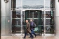 Entrance of One Canada Square, a skyscraper in Canary Wharf Royalty Free Stock Photo