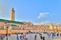 Entrance into one of the many medinas in the old Kingdom City Fes in Morocco Royalty Free Stock Photo