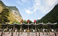 Entrance park of Jiuzhaigou