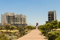 Entrance path Green Point Park in Cape Town, South Africa Royalty Free Stock Photo