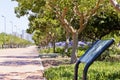 Entrance path to Green Point Park, Cape Town, East Gate Royalty Free Stock Photo