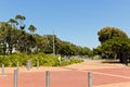 Entrance or path to Green Point Park in Cape Town Royalty Free Stock Photo